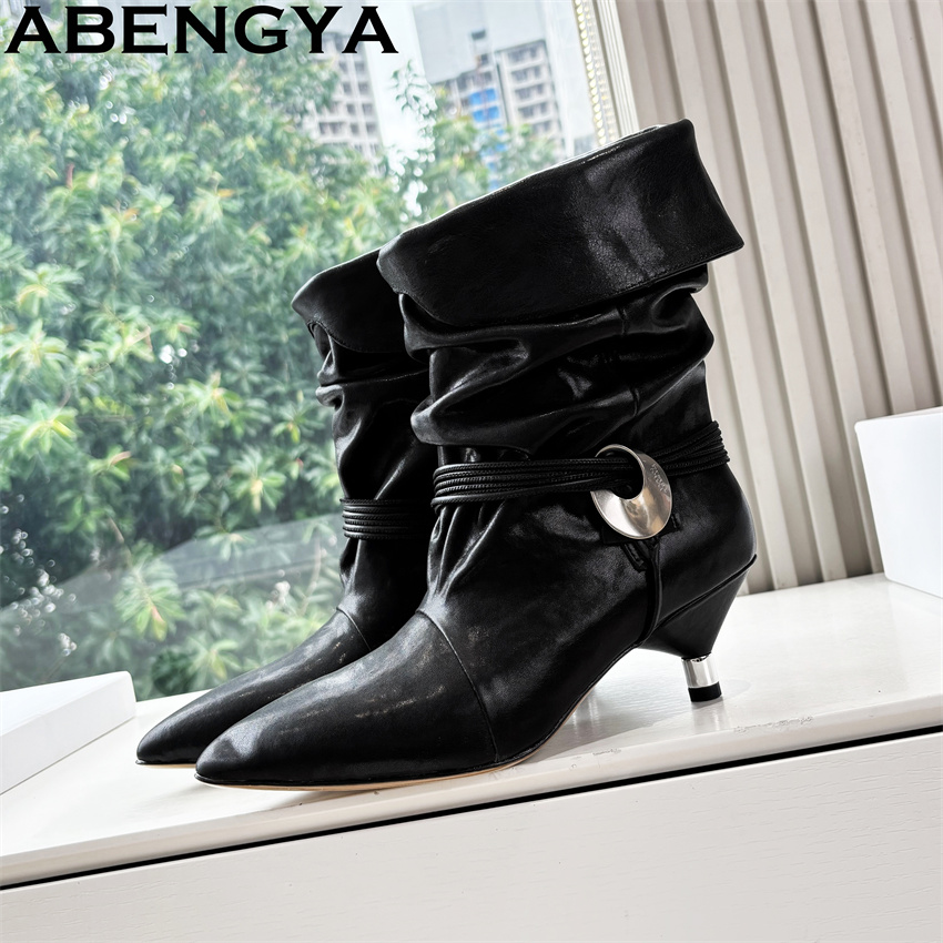 Ethnic Fashion Week - Bottines Chelsea à talon chaton et