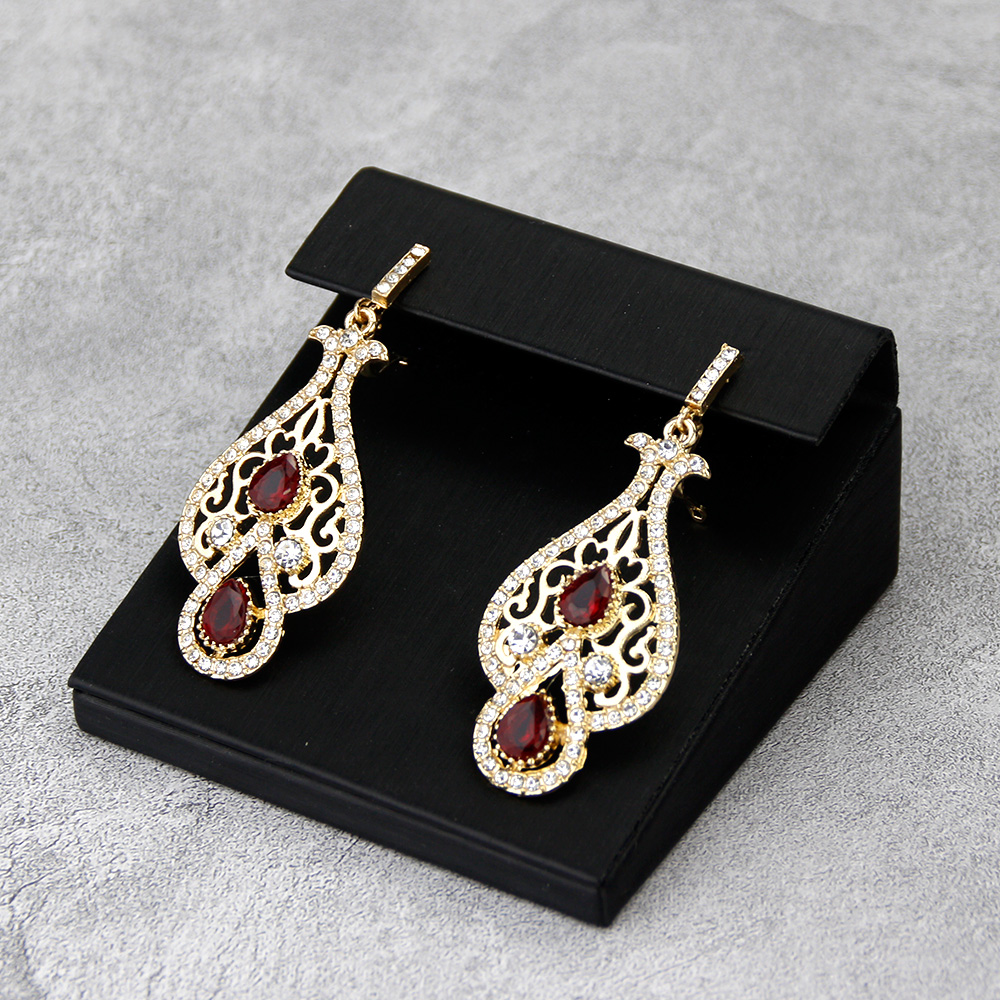 Ethnic Chic Fashion - Sunspicems-Boucles d'oreilles pendantes en or 18