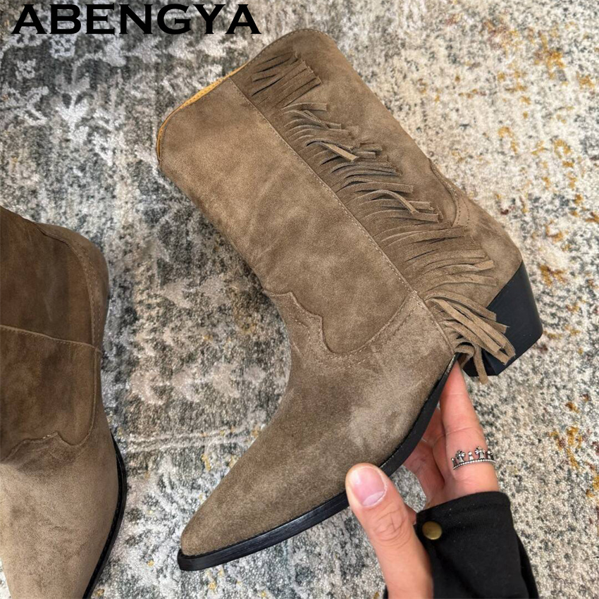 Ethnic Fashion Week - Bottines de styliste à pompons en
