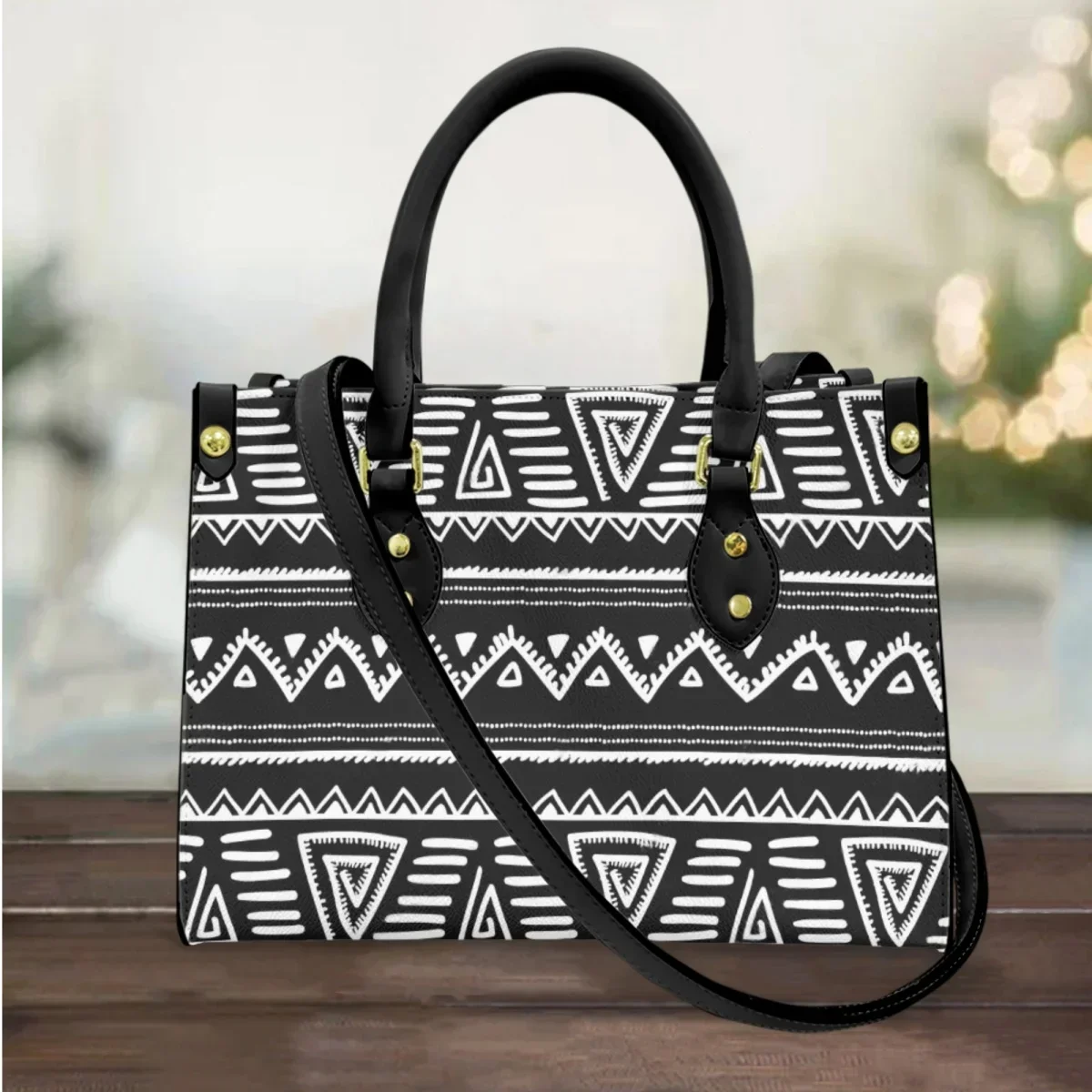 Ethnic Chic Fashion - Sac à bandoulière vintage en cuir
