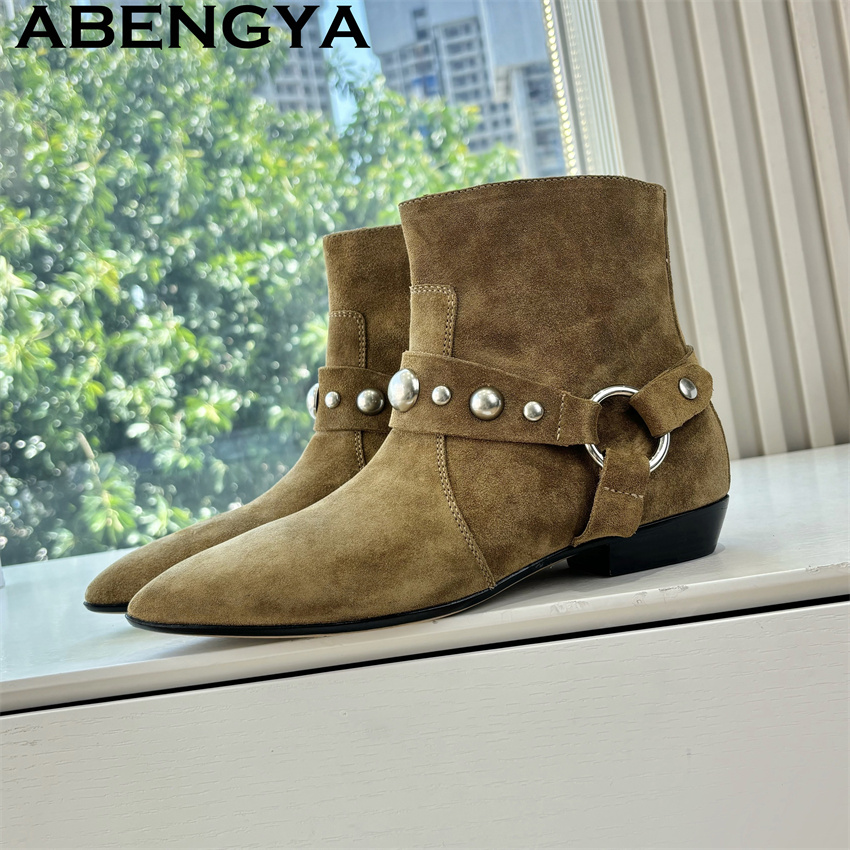 Ethnic Fashion Week - Bottines plates d'hiver pour femmes, bottes