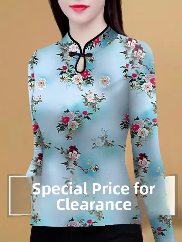 Ethnic Wear In Fashion - T-shirt imprimé tendance pour femme, coupe