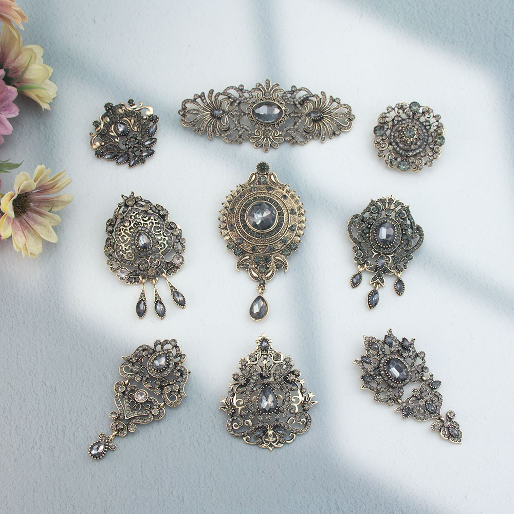 Ethnic Chic Fashion - Broche chic vintage arabe kurde avec