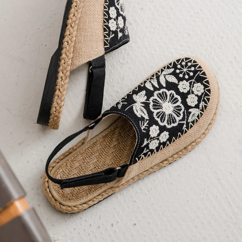 Sandales plates ethniques en l - Ethnic Chic Fashion avis et prix