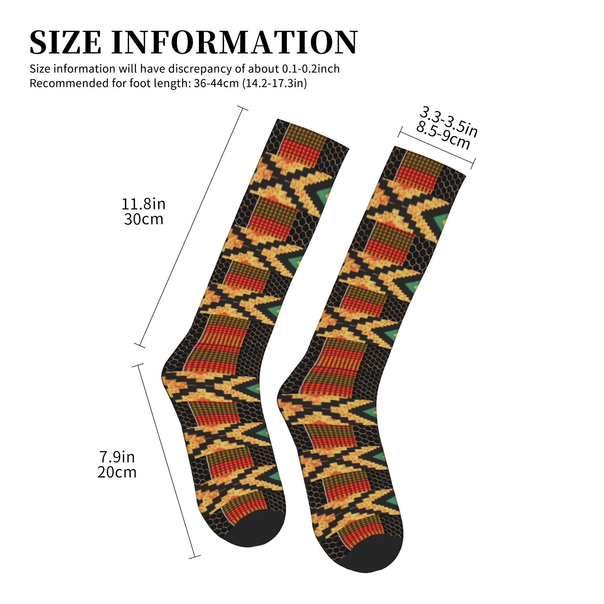 Chaussettes imprimées colorées - African Ankara Print avis et prix