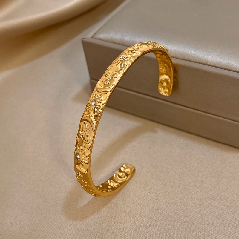 Bracelet manchette ouvert liss - Ethnic Chic Fashion avis et prix