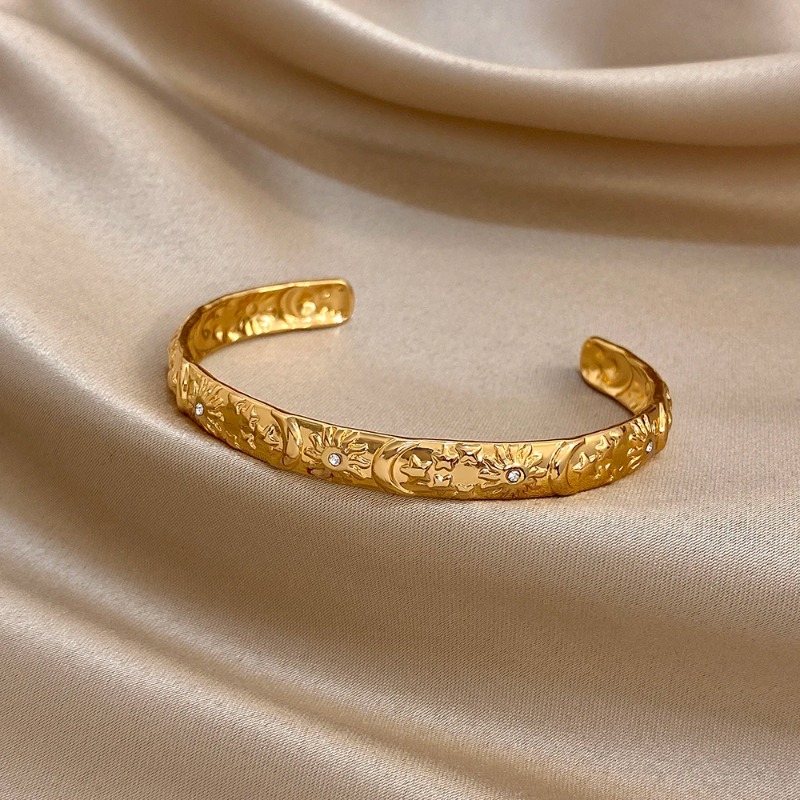Bracelet manchette ouvert liss - Ethnic Chic Fashion avis et prix