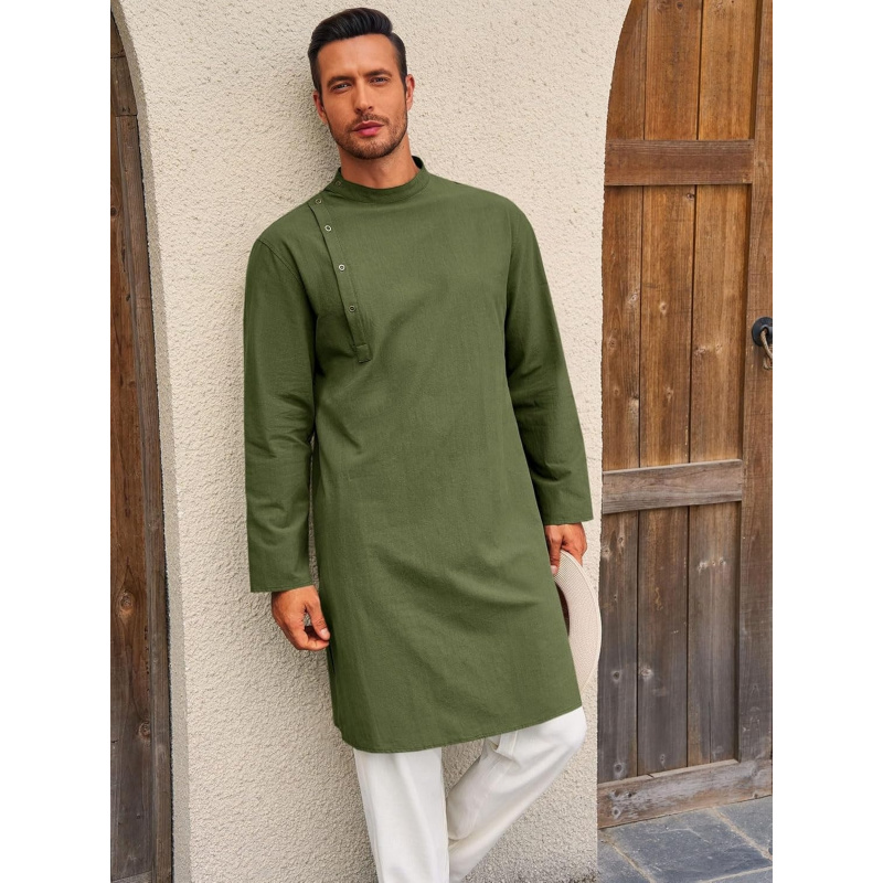 Kaftan pour homme, robe longue - Kurta Men Cotton avis et prix