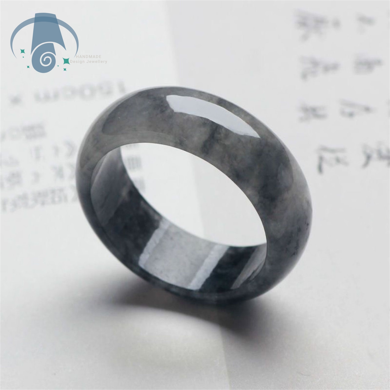 Bague Patte de Chat en Jade Bl - Ethnic Chic Fashion avis et prix